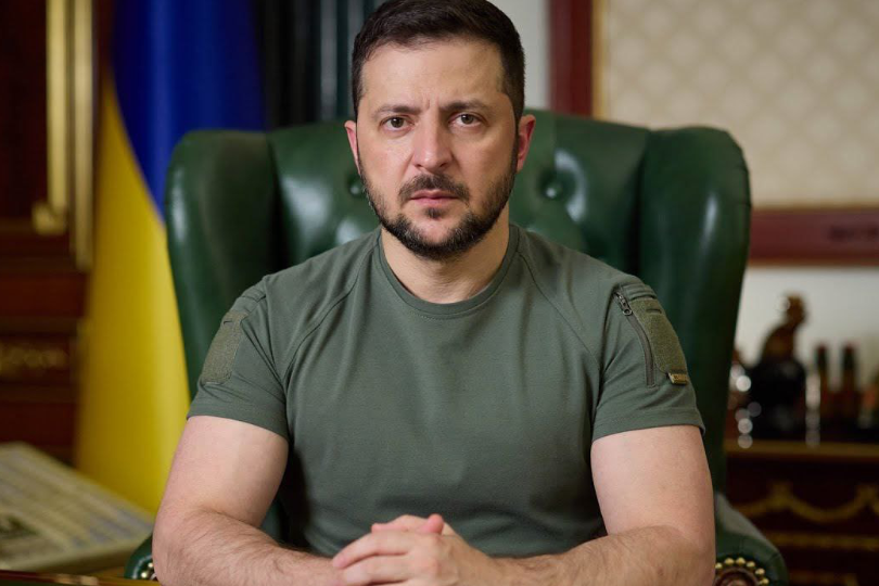 Ukraine President Volodymyr Zelenksy
