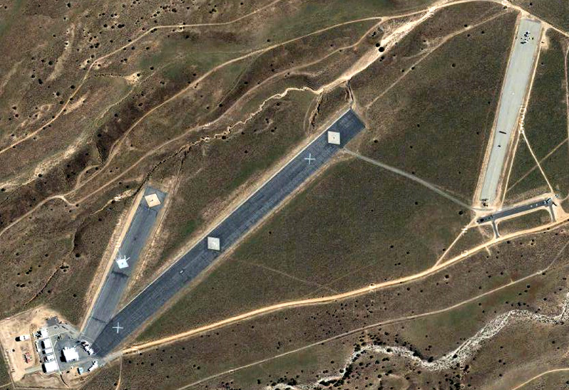 Electro-Magnetic Testing Facility west of Rosamond, California