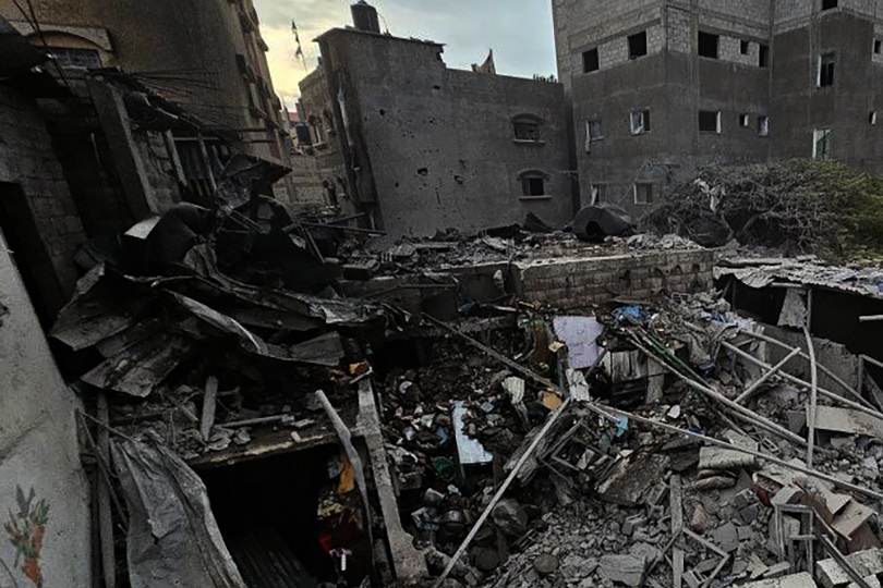 IDF forces target Gaza.