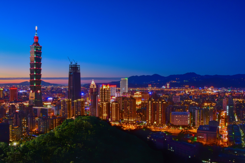 Taipei at night