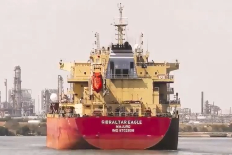 Gibraltar Eagle Cargo Ship.