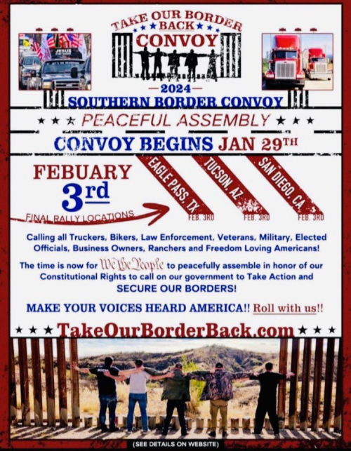 Take Our Border Back poster.