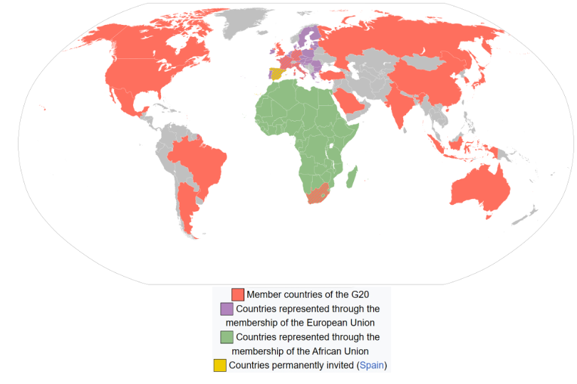 G20 members in 2024.