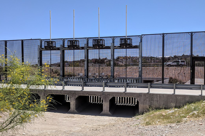 Border Wall at El Paso, Texas.