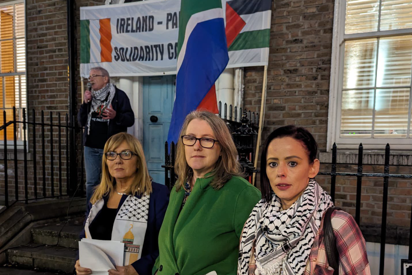 Ireland's Senead Éireann passes tough sanctions on Israel for its actions against the Palestinian people.
