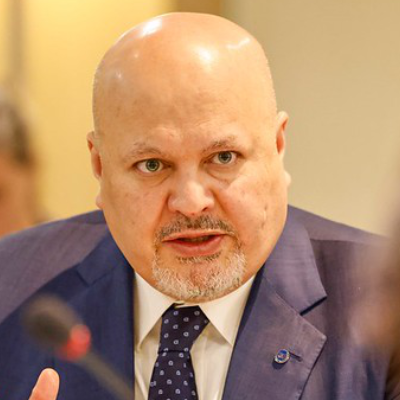 ICC Chief Prosecutor Karim Kahn.