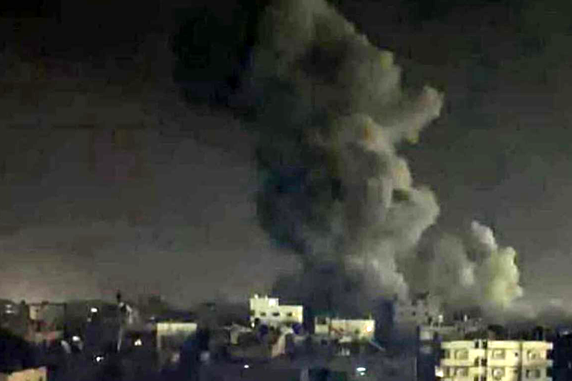 Rafah bombing on May 5, 2024.
