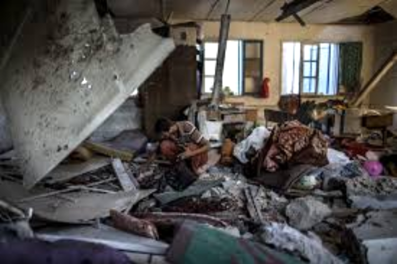al-Sardi UN school in central Gaza.
