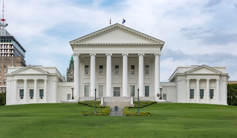 The Virginia State Capitol.