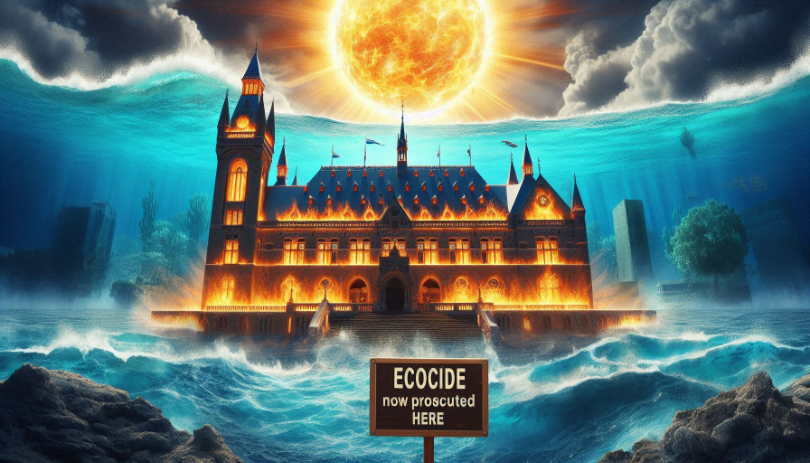 The Hague is considering whether to prosecute ecocide as a crime.