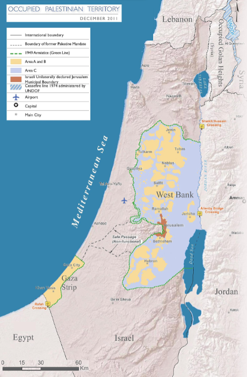 Israeli-occupied Palestinian territories.