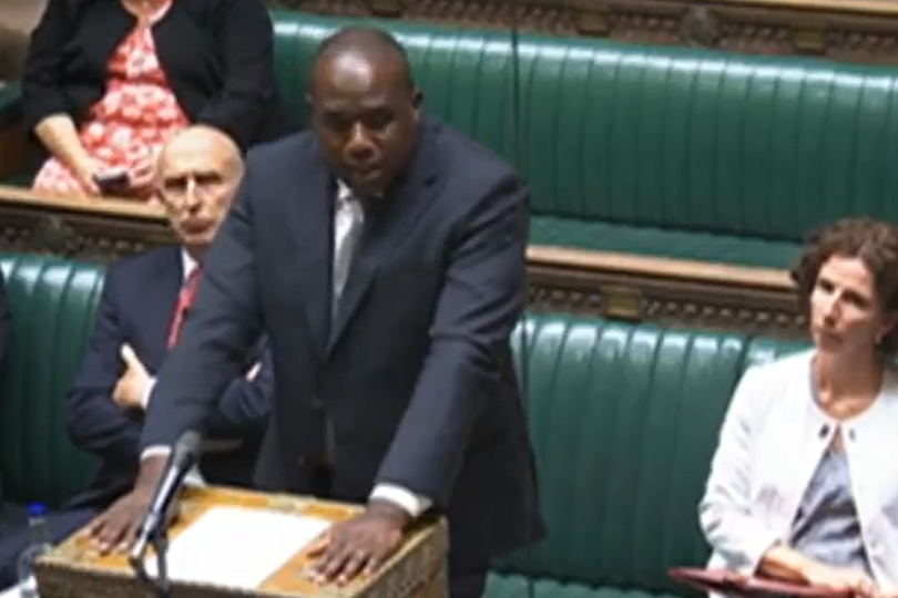 UK Foreign Secretary David LAmmy